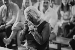 Sharlize with Adriaan at Kay and Monty on their wedding day