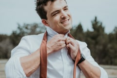 Adriaan and Sharlize photographed on their wedding day