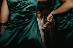 Sharlize and Adriaan in a portrait from their Kay and Monty wedding