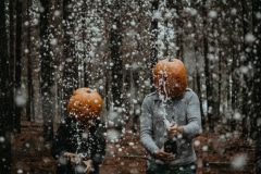 Sharyn and Tez during their Halloween couple shoot in Plettenberg Bay