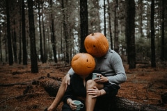Sharyn and Tez captured during their Halloween couple photography session