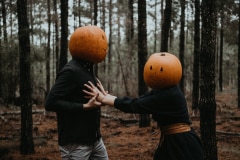 Sharyn and Tez, Halloween couple shoot at Alkantmooi