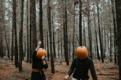 A Halloween couple shoot portrait of Sharyn and Tez