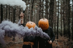 Sharyn and Tez during their Alkantmooi Halloween couple session