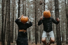 Sharyn and Tez together at their Plettenberg Bay Halloween session