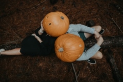 Tez and Sharyn photographed together for their Halloween shoot
