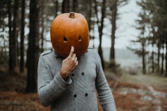 Sharyn and Tez during their Halloween couple shoot at Alkantmooi