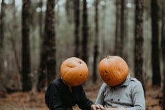 Sharyn and Tez captured during their Plettenberg Bay Halloween session