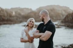 Talia and Brad captured at Knysna Heads