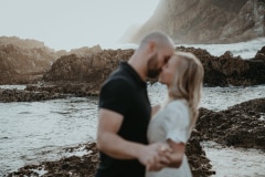 Brad and Talia engagement portrait at Knysna Heads