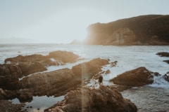 Talia and Brad at Knysna Heads by Sharyn Hodges