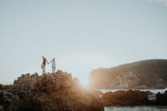 Sharyn Hodges photographs Talia and Brad at Knysna Heads
