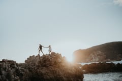 Talia and Brad at Knysna Heads engagement shoot