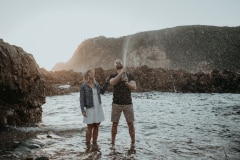 Brad and Talia together at the Knysna Heads