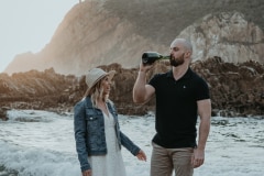 Talia and Brad engagement shoot at the Knysna Heads