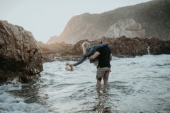 Talia and Brad at Knysna Heads engagement shoot photography