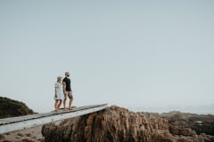 Knysna Heads engagement shoot portrait of Brad and Talia