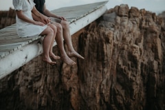 Talia and Brad together during the Knysna Heads shoot
