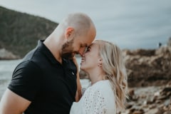 Talia and Brad photographed at the Knysna Heads