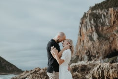 Brad and Talia at the Knysna Heads during their shoot