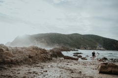 Brad and Talia at the Heads, Knysna