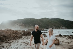 Talia and Brad together at the Knysna Heads